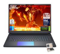 Alienware Computer portatile da gioco 18 Area 51, NVIDIA RTX 5080, Intel Ultra 9 275HX fino a 5,4 GHz, 18" WQXGA 300Hz, Win11 Pro, licenza per ufficio, KB retroilluminato, unità DVD esterna