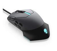 Alienware - Mouse da gioco RGB da 510M AW510M: sensore ottico da 16.000 DPI Alienfx RGB - 10 pulsanti - Rotella di scorrimento regolabile - Tasti L/R
