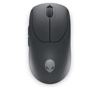 Alienware Mouse da gioco wireless Pro - Connettività cablata wireless/USB da 2,4 GHz, DPI regolabile, tecnologia sensore ottico, 6 pulsanti programmabili, velocità massima del sensore IPS 650 - Dark