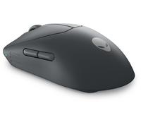 Alienware Mouse da gioco wireless Pro - Connettività cablata wireless/USB da 2,4 GHz, DPI regolabile, tecnologia sensore ottico, 6 pulsanti programmabili, velocità massima del sensore IPS 650 - Dark