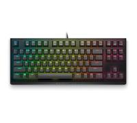Alienware Tastiera da gioco cablata AW420K, meccanica lineare, TKL | USB-C, cavo staccabile, altezza regolabile, RGB per chiave, lato oscuro della luna, garanzia di 2 anni