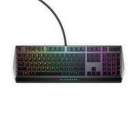 Alienware Tastiera da gioco RGB a basso profilo AW510K, AlienFx per chiave RGB LED Retroilluminazione a colori, CONTROLLI multimediali e passthrough USB, interruttori Cherry MX a basso profilo rossi