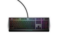 Alienware Tastiera gaming cablata AW510K, Cherry MX Low Profile, RGB | USB, Altezza regolabile, N-key rollover, Tastierino numerico, Dark Side of the Moon