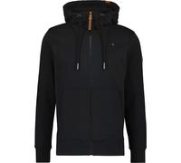 Alife And Kickin TrasherAK A Felpa con cappuccio e zip, nero, taglia M per maschi