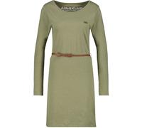 Alife & Kickin Abito estivo donna EllinAK A Longsleeve Dress Dust Melange M Verde