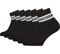 Alife & Kickin Calze da donna RikaAK Ankle Crew Socks 6-pack 44018-9999 EUR 40 Nero
