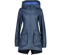 Alife & Kickin Giacca da pioggia da donna AudreyAK Raincoat Cobalt L Blu