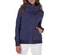 alife & kickin Merteak A Felpa da Donna, per Il Tempo Libero, con Chiusura Lampo, Taglie XS-XXL, Blu Marine Melange