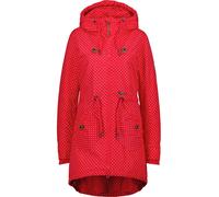 alife & kickin Parka di mezza stagione 'KarlottiAK' rosso / bianco Donna alife & kickin S
