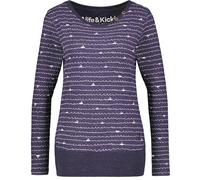 Alife & Kickin Signore ConnyAK B Longsleeve Marine Melange XS Blu