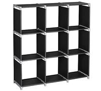 Alightup Scaffale a cubo Scaffale aperto Scaffale a 9 scomparti Scaffale a torre Scaffale a libro in plastica Scaffale modulare a cubo per soggiorno e ufficio
