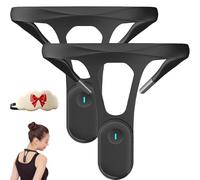 Alignara Posture Guide, Alignara Posture Trainer, 2026 New Postures Corrector for Men and Women with Smart Vibration Reminder, Adjustable Back Brace, for Office, Driving, Workouts (2PCS)