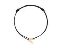 Aliita CBPUHV0016YG09K Letra V Citrine Cord Bracelet - 9K Yellow Gold