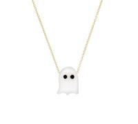 Aliita NRCOA400CEYG09K Fantasma Necklace - 9kt Yellow Gold, White Coral Ghost