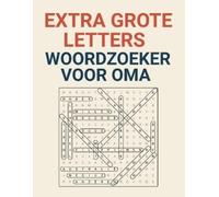 Alijda Vork Extra Grote Letters Woordzoeker voor Oma (Tascabile)