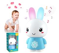 alilo Bunny - Lettore audio per bambini per l'apprendimento di storie musicali, giocattoli educativi senza schermo, sviluppa l'immaginazione, ricaricabile, regalo di ricodifica vocale per ragazze e