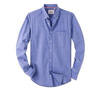 Alimens & Gentle Classico Camicia Elegante Uomo | Elastico a 4 vie, senza pieghe, traspirante, solido, formale, casual, lavoro d'ufficio, colloquio, matrimonio