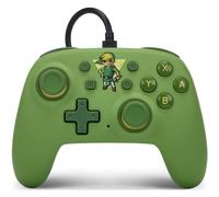 Alimenta un controller Nano Zelda Toon Link con cavo verde per Nintendo Switch