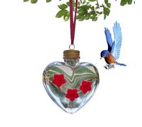 Alimentari Al Colibrì All'aperto, Alimentatori Di Uccelli Unici, PET Alimentatore D'acqua per a Forma Di Cuore - Mangime per Colibrì Con Amore Sotto Forma Di Amore,