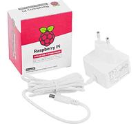 Raspberry Pi 4 USB-C Power Supply spina UE (bianco)