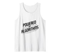 Alimentato da algoritmi Matematica Nerd Divertente Canotta