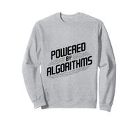 Alimentato da algoritmi Matematica Nerd Divertente Felpa