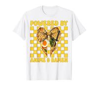 Alimentato da Anime & Ramen Japanese Noodles Instant Lunch Girl Maglietta