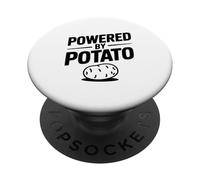 Alimentato da appassionati di patate divertente buongustaio umorismo PopSockets PopGrip Adesivo