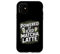 Alimentato da bevanda fresca al latte matcha ghiacciato Custodia per iPhone 11