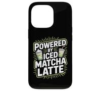 Alimentato da bevanda fresca al latte matcha ghiacciato Custodia per iPhone 13 Pro