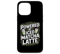 Alimentato da bevanda fresca al latte matcha ghiacciato Custodia per iPhone 13 Pro Max
