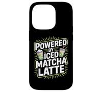 Alimentato da bevanda fresca al latte matcha ghiacciato Custodia per iPhone 14 Pro