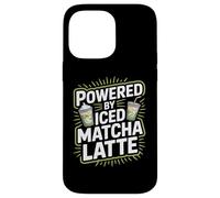 Alimentato da bevanda fresca al latte matcha ghiacciato Custodia per iPhone 14 Pro Max