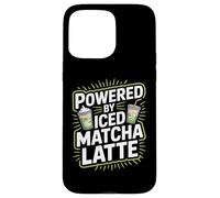 Alimentato da bevanda fresca al latte matcha ghiacciato Custodia per iPhone 15 Pro Max