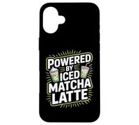 Alimentato da bevanda fresca al latte matcha ghiacciato Custodia per iPhone 16 Plus