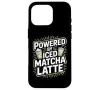 Alimentato da bevanda fresca al latte matcha ghiacciato Custodia per iPhone 16 Pro