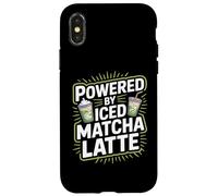 Alimentato da bevanda fresca al latte matcha ghiacciato Custodia per iPhone X/XS