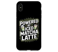 Alimentato da bevanda fresca al latte matcha ghiacciato Custodia per iPhone XS Max