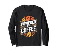 Alimentato da caffè Grassetto Chicchi Caffeina Energia Maglia a Manica