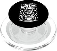 Alimentato da Caffeine Rage Divertente Gatto E Caffè PopSockets PopGrip per MagSafe