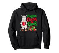 Alimentato da Cocoa And Chaos Alpaca Lover Funny Llama Felpa con Cappuccio