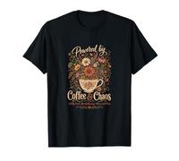 Alimentato da Coffee And Chaos Mama in The Bloom Maglietta