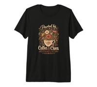 Alimentato da Coffee And Chaos Mama in The Bloom Maglietta Premium