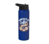 Alimentato da Coffee Caffeine Lover Espresso Latte Stainless Steel Insulated Water Bottle