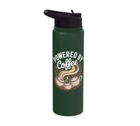 Alimentato da Coffee Caffeine Lover Espresso Latte Stainless Steel Insulated Water Bottle