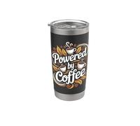 Alimentato da Coffee Java Lover Bicchiere termico in acciaio inox doppia parete