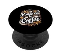 Alimentato da Coffee Java Lover PopSockets PopGrip Adesivo