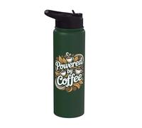 Alimentato da Coffee Java Lover Stainless Steel Insulated Water Bottle