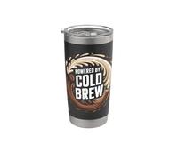 Alimentato da Cold Brew Coffee Aficionado Bicchiere termico in acciaio inox doppia parete