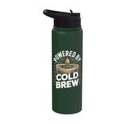 Alimentato da Cold Brew Coffee Vibes Stainless Steel Insulated Water Bottle